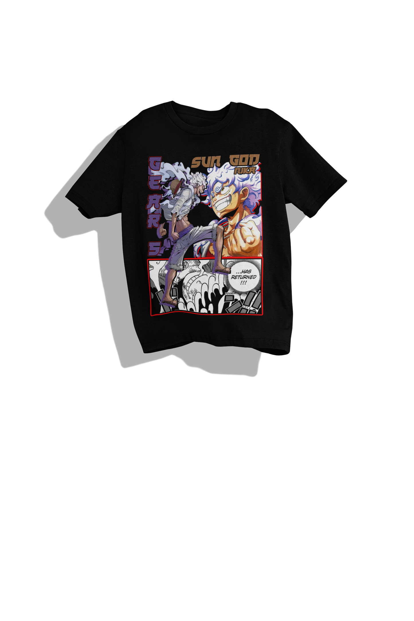 Luffy Gear 5 Sun God - One Piece Premium Heavyweight Tee