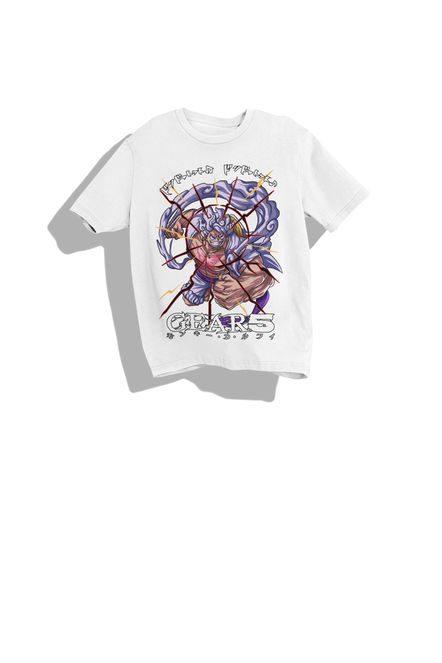 Gear 5 Luffy Awakening - One Piece Sun God Premium Heavyweight Tee