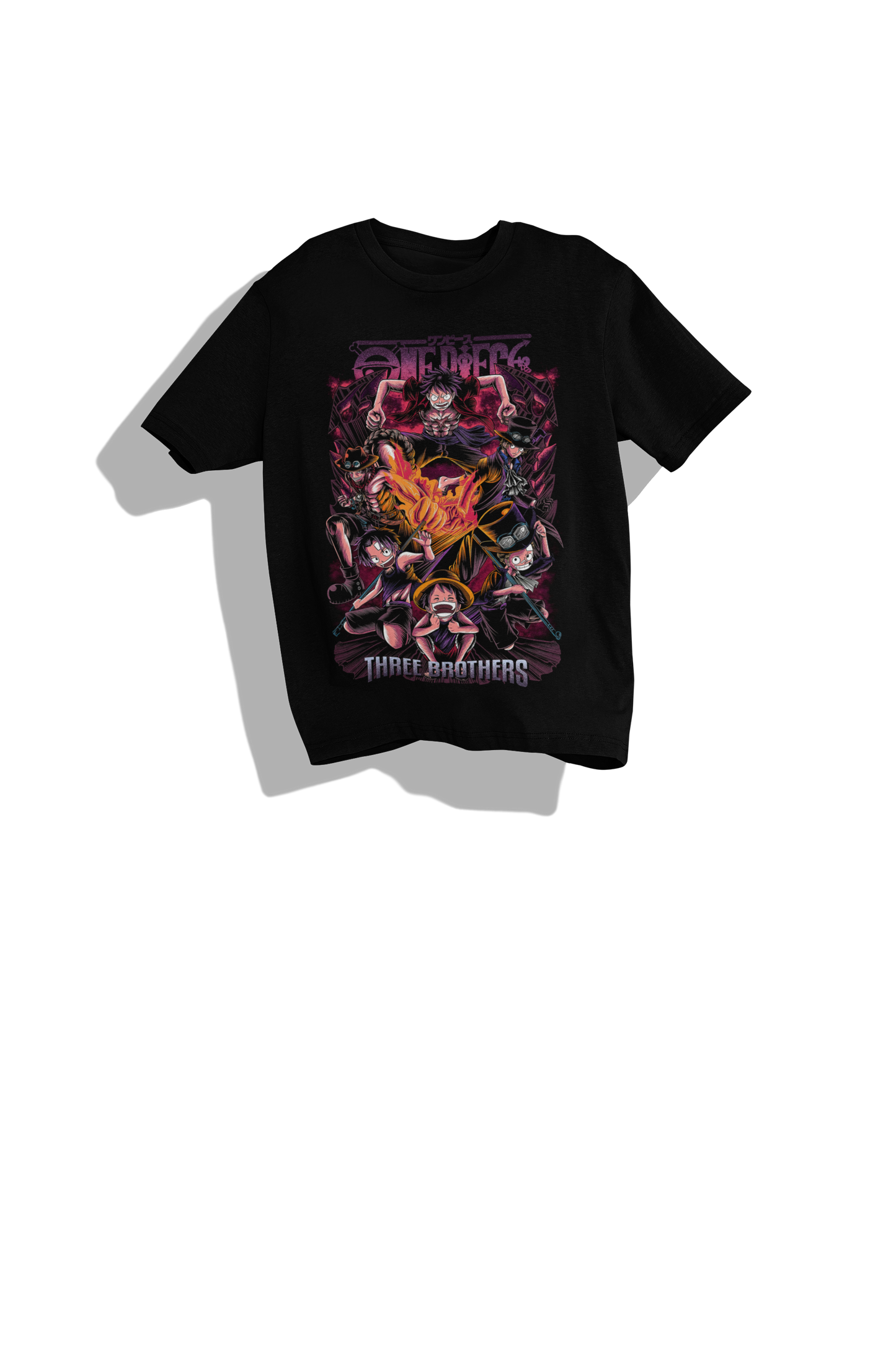 Luffy Ace Sabo Three Brothers - One Piece Heavyweight Tee