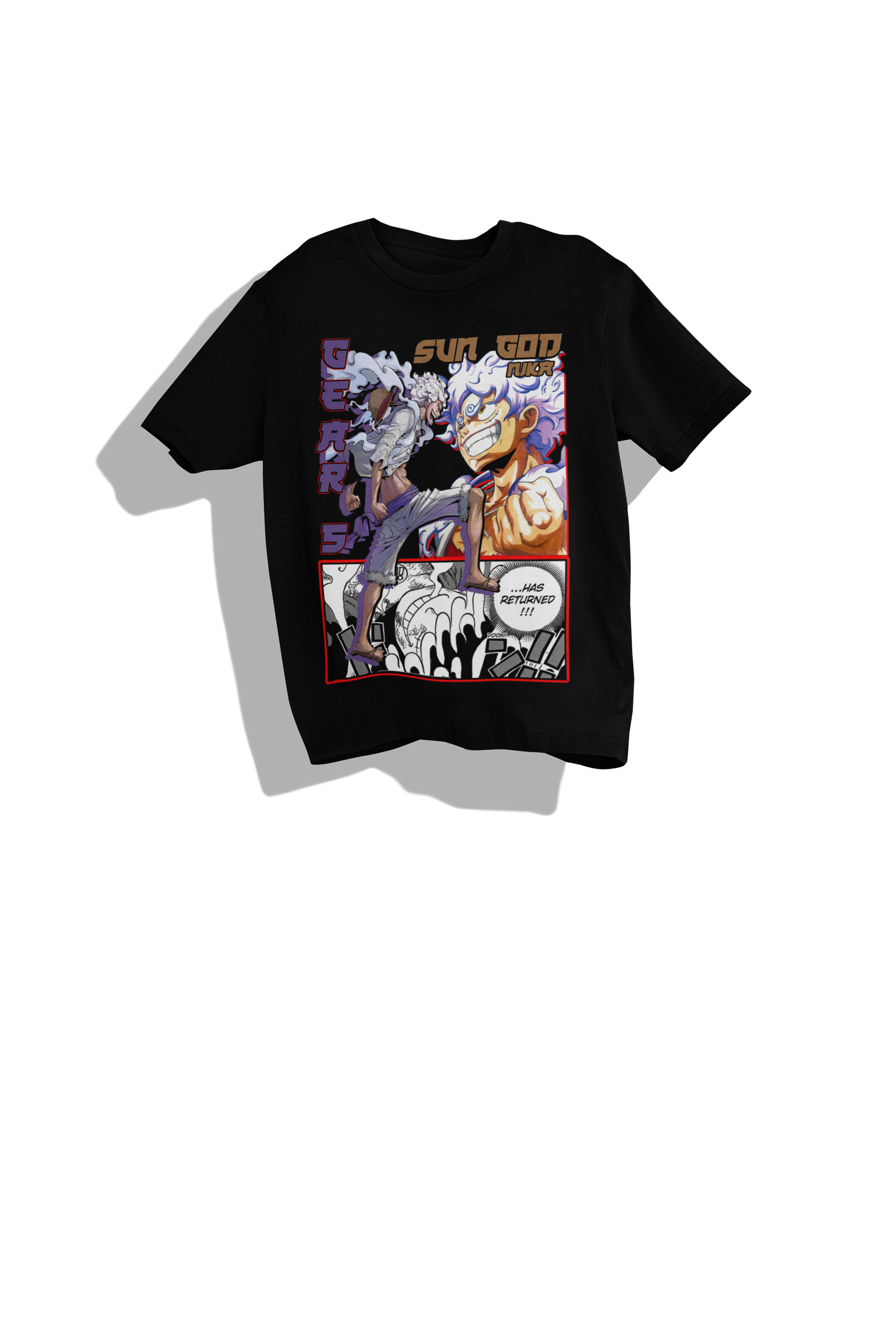 Luffy Gear 5 Sun God - One Piece Premium Heavyweight Tee