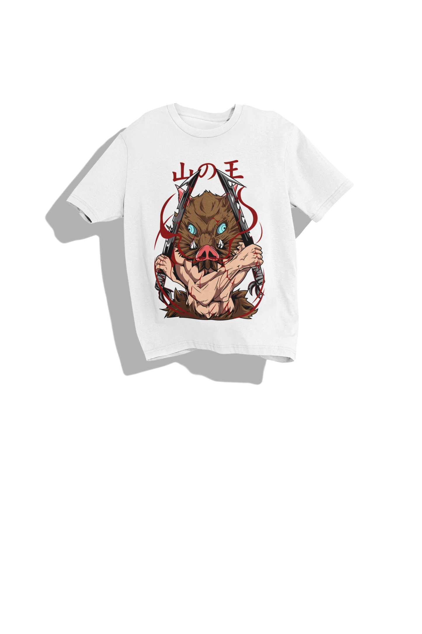 Inosuke Wild Boar Mask - Demon Slayer Premium Heavyweight Tee