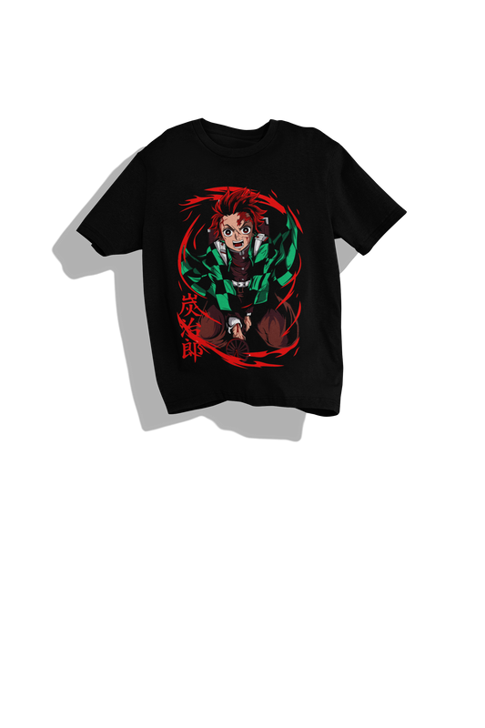 Tanjiro Kamado Hinokami Kagura - Demon Slayer Premium Tee