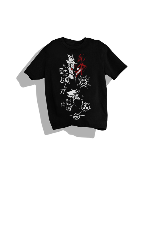 Naruto & Kakashi Team 7 - Premium Heavyweight Tee