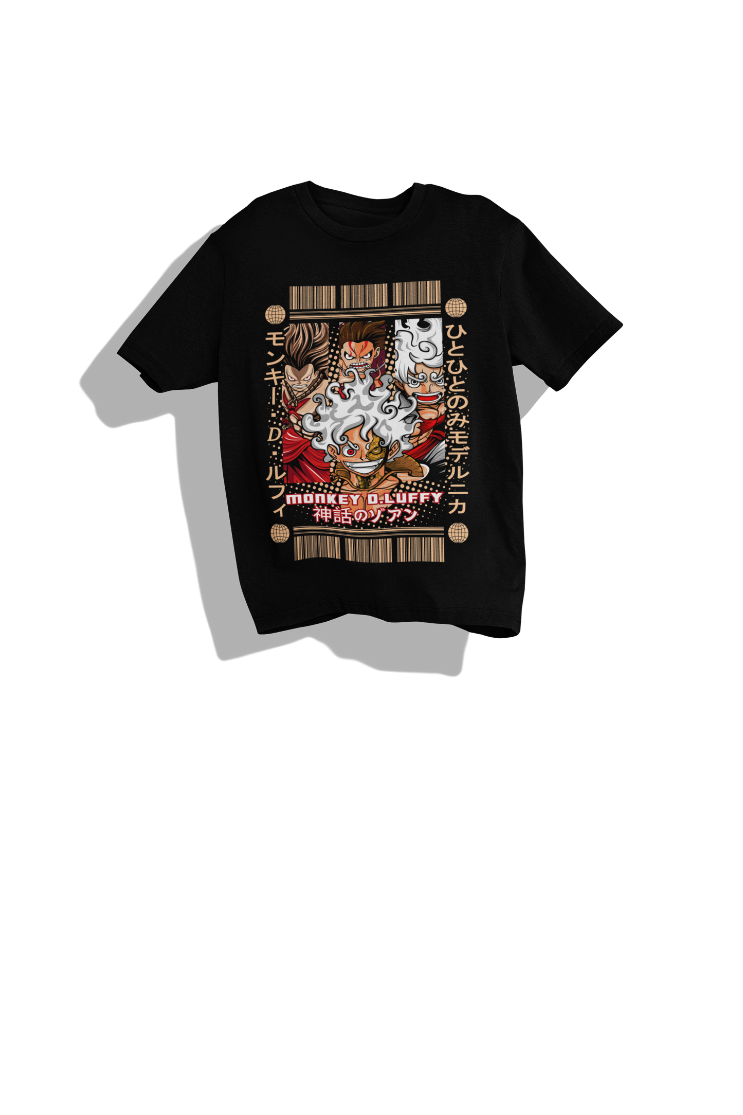 Luffy Multiple Forms - One Piece Evolution Premium Heavyweight Tee