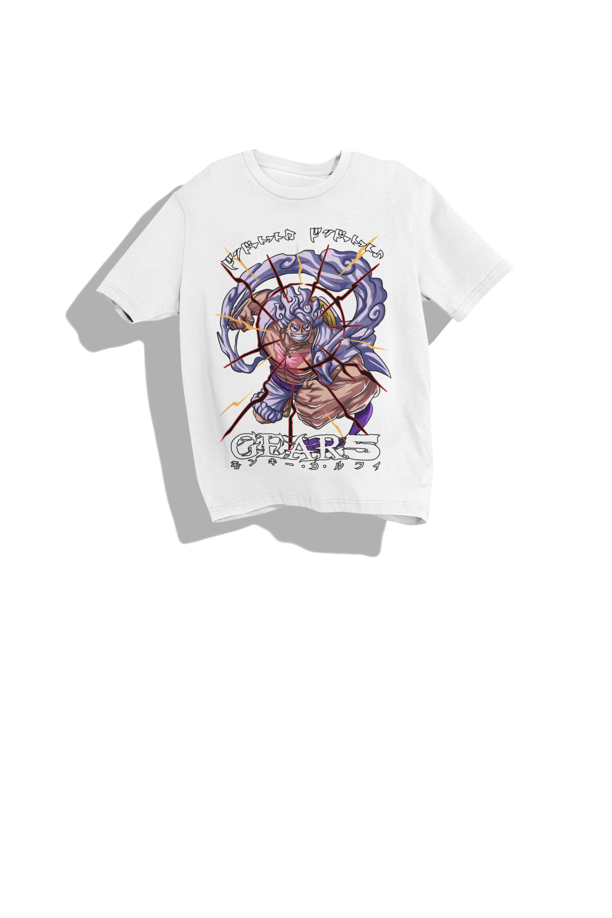 Gear 5 Luffy Awakening - One Piece Sun God Premium Heavyweight Tee