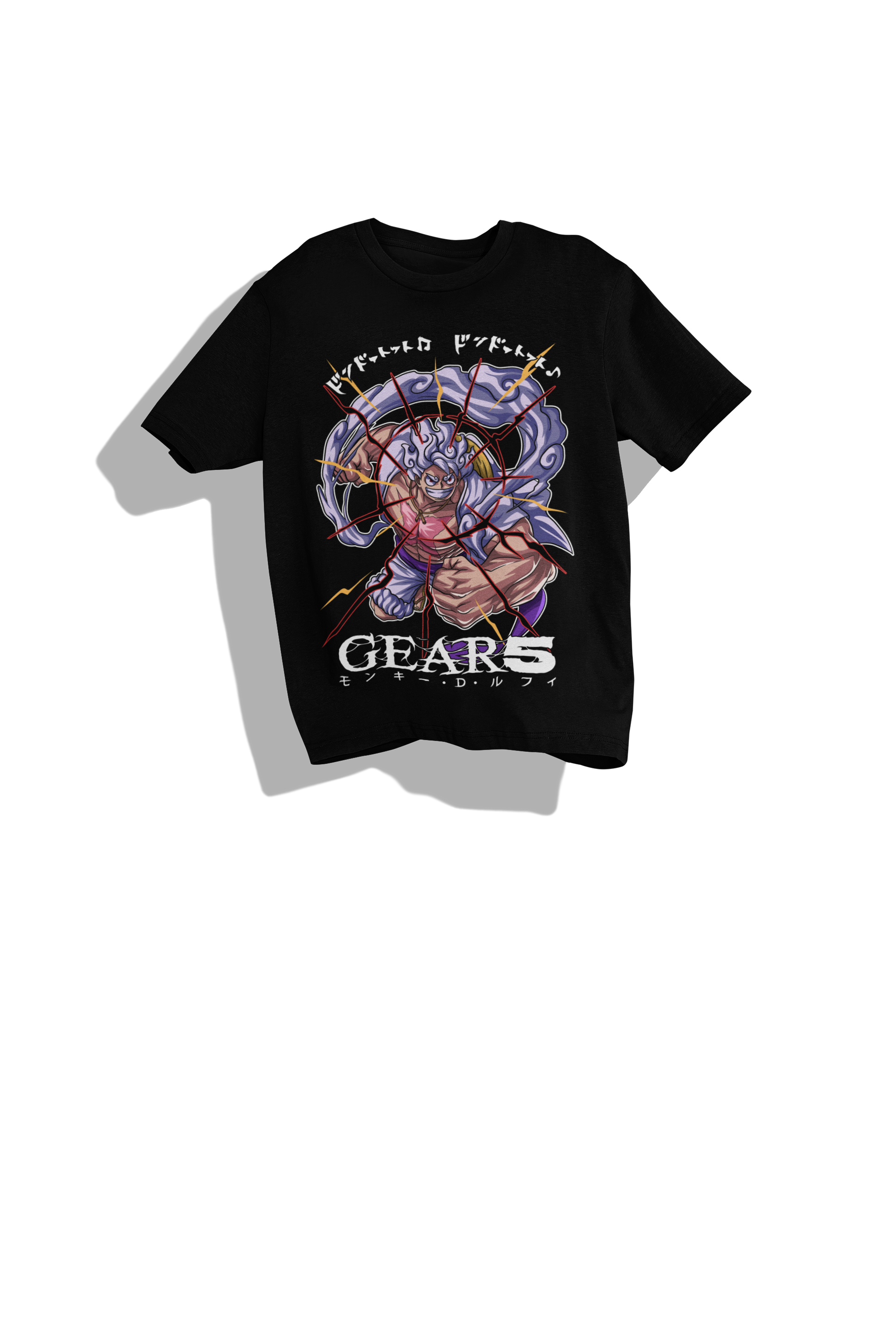 Gear 5 Luffy Awakening - One Piece Sun God Premium Heavyweight Tee