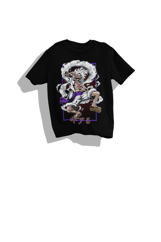 Luffy Gear 5 Laugh - One Piece Sun God Nika Premium Tee