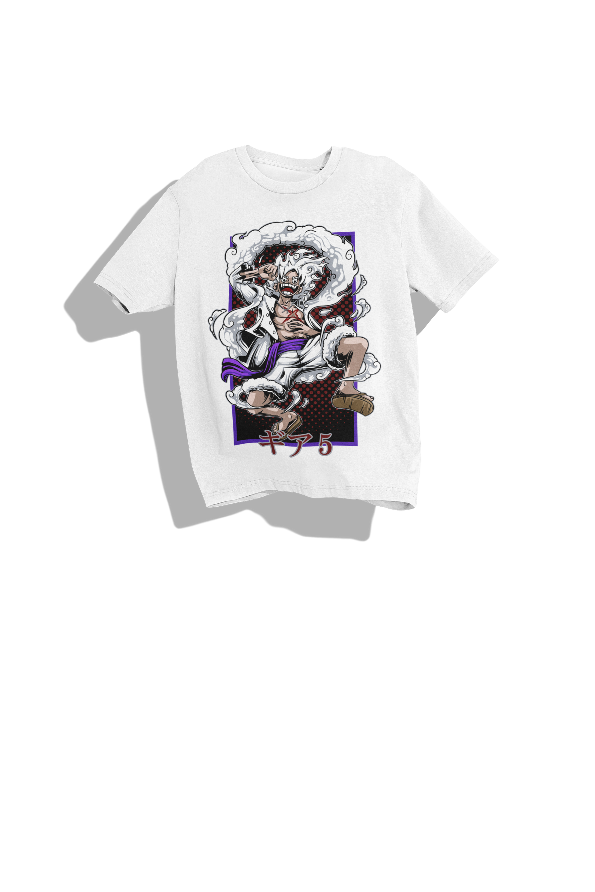 Luffy Gear 5 Laugh - One Piece Sun God Nika Premium Tee