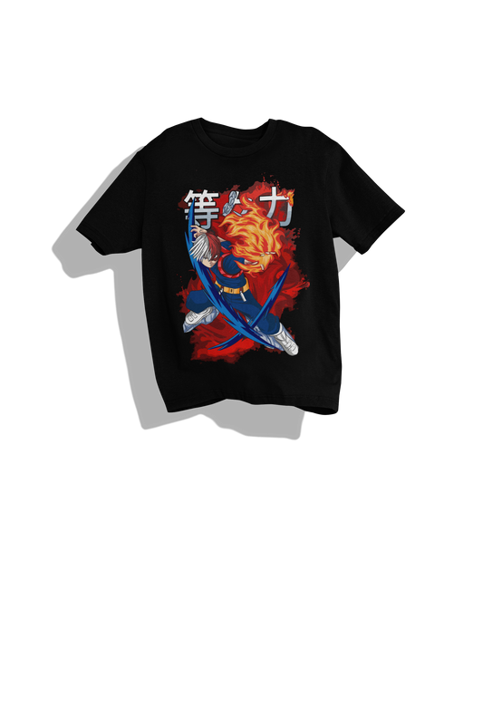 Shoto Todoroki Half-Cold Half-Hot - My Hero Academia Premium Tee