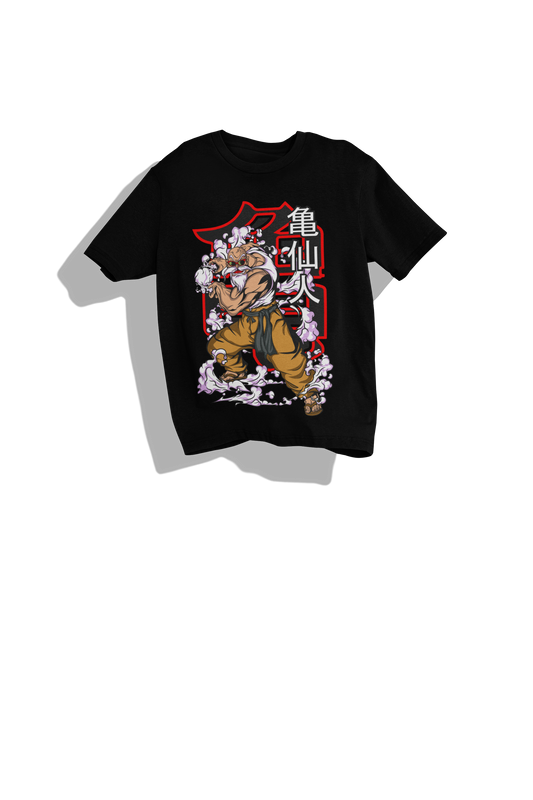 Master Roshi Turtle Hermit - Dragon Ball Premium Heavyweight Tee