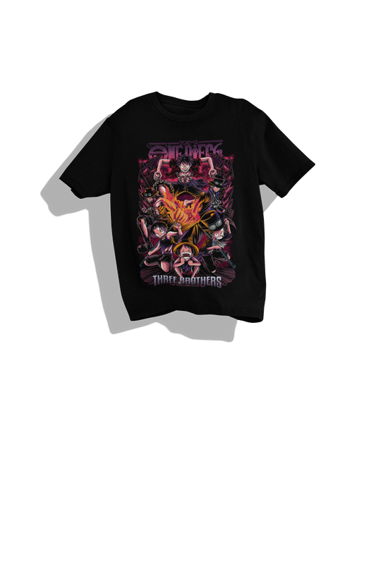 Luffy Ace Sabo Three Brothers - One Piece Heavyweight Tee
