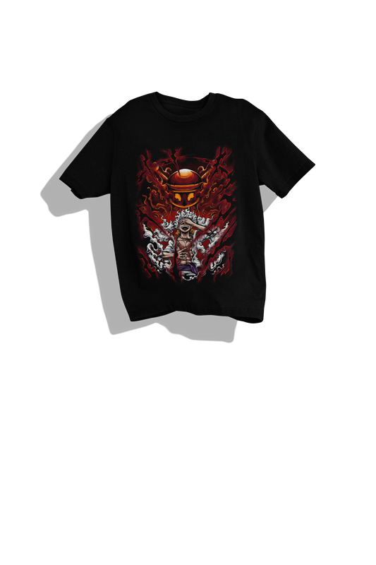 Luffy Gear 5 Cartoon Power - One Piece Heavyweight Tee