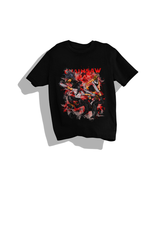 Denji Chainsaw Devil - Chainsaw Man Heavyweight Tee