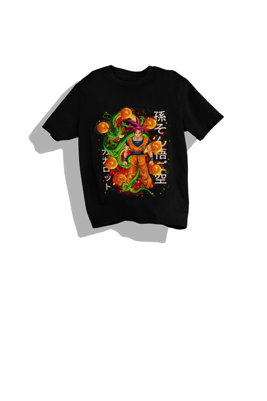 Goku Super Saiyan God - Dragon Ball Heavyweight Tee