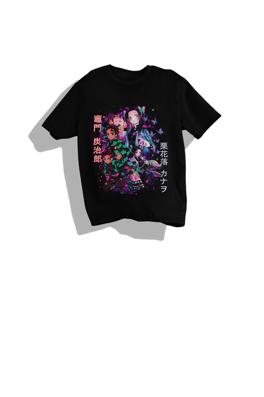 Tanjiro Kamado & Aoi Kanzaki - Demon Slayer Heavyweight Tee
